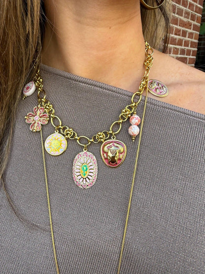 Charm necklace gold - Project 35