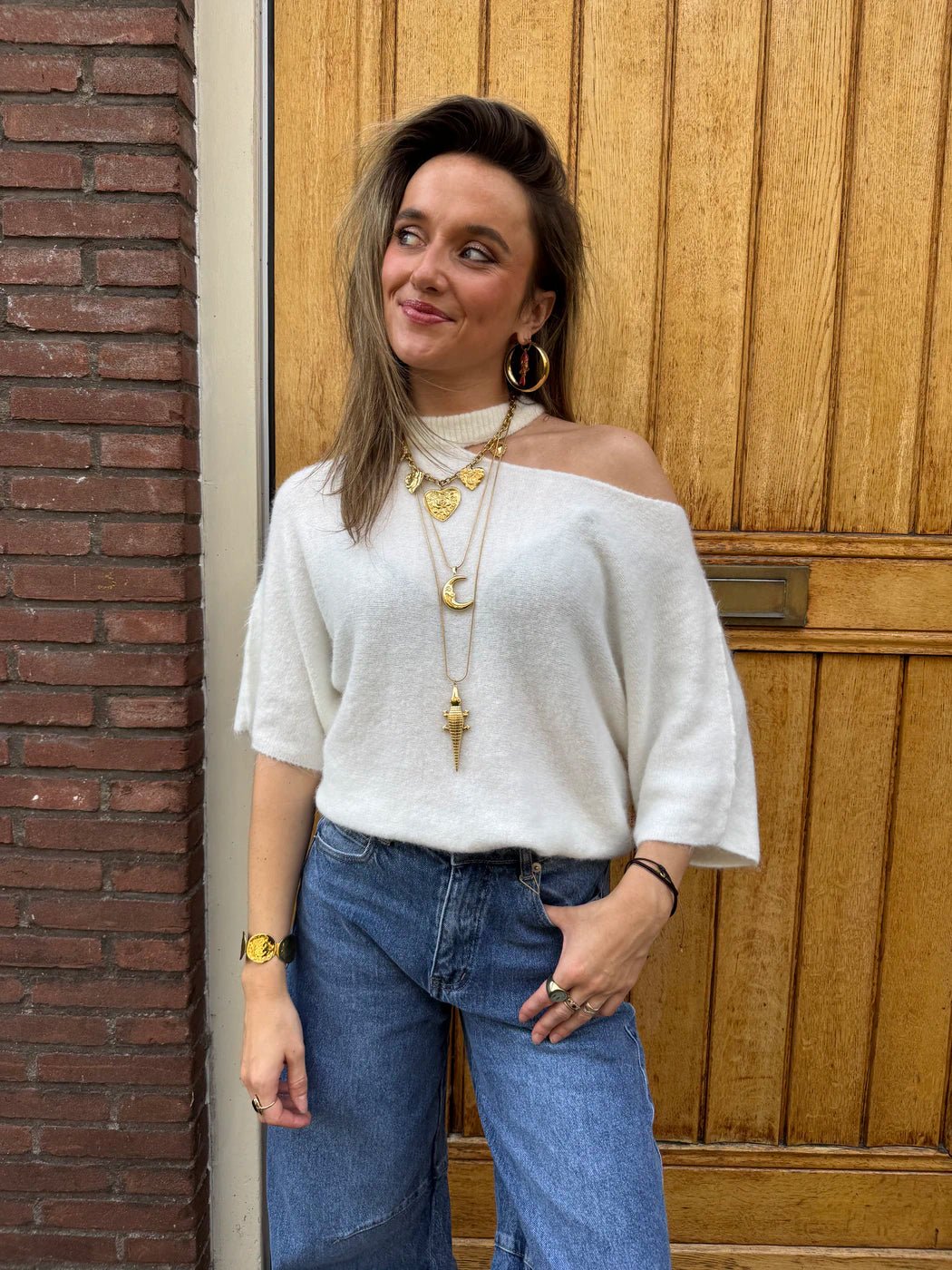 Claire one shoulder knit wit - Project 35