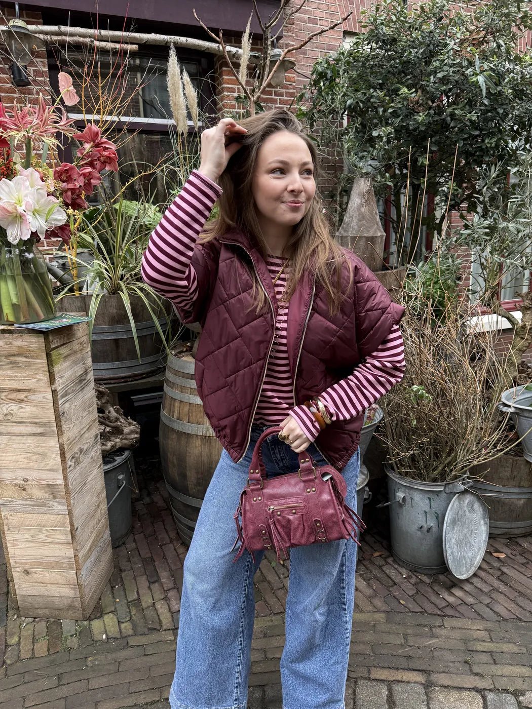 Coco bodywarmer cherry - Project 35