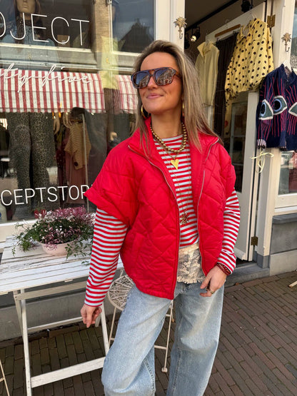 Coco bodywarmer rood - Project 35