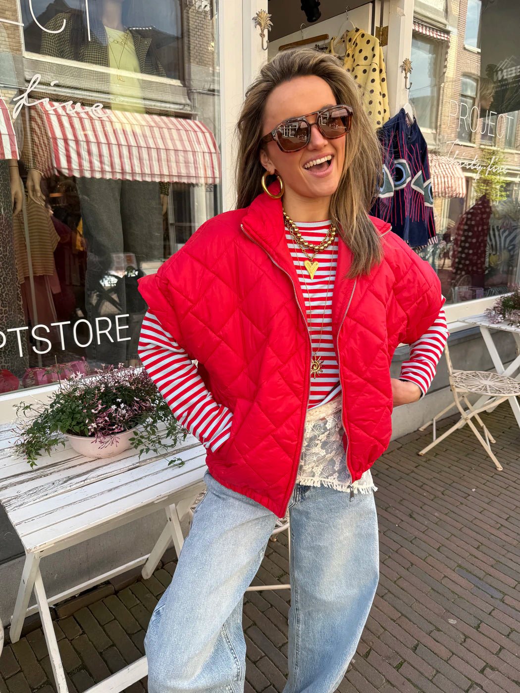 Coco bodywarmer rood - Project 35