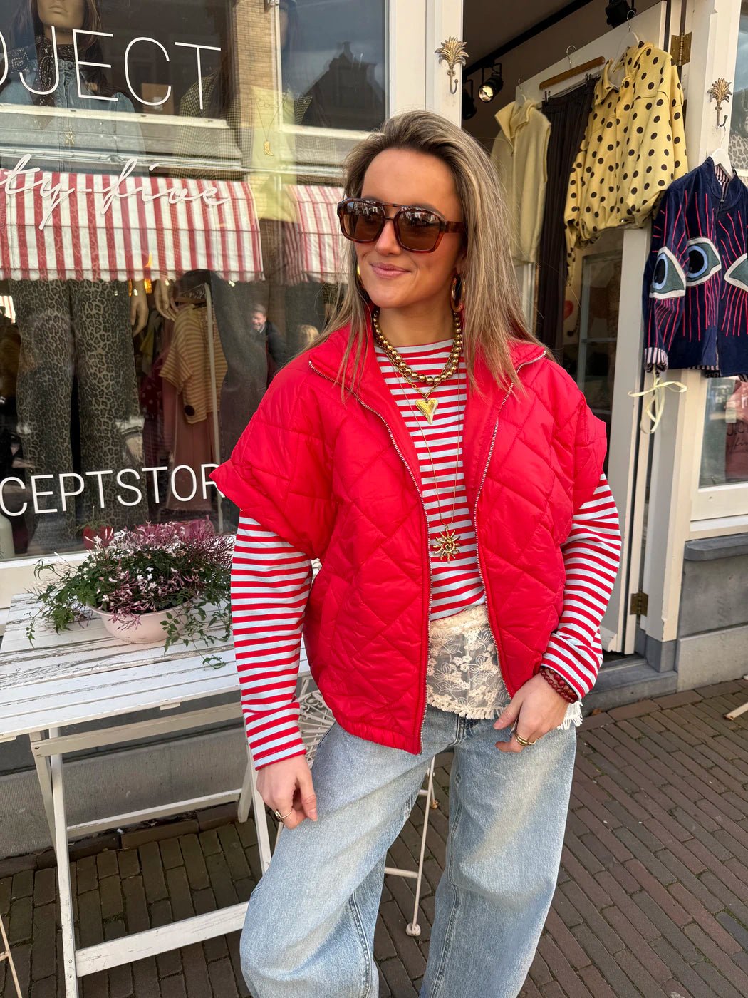 Coco bodywarmer rood - Project 35