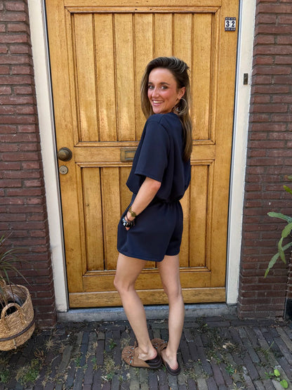 Comfy co-ord set navy blue - Project 35