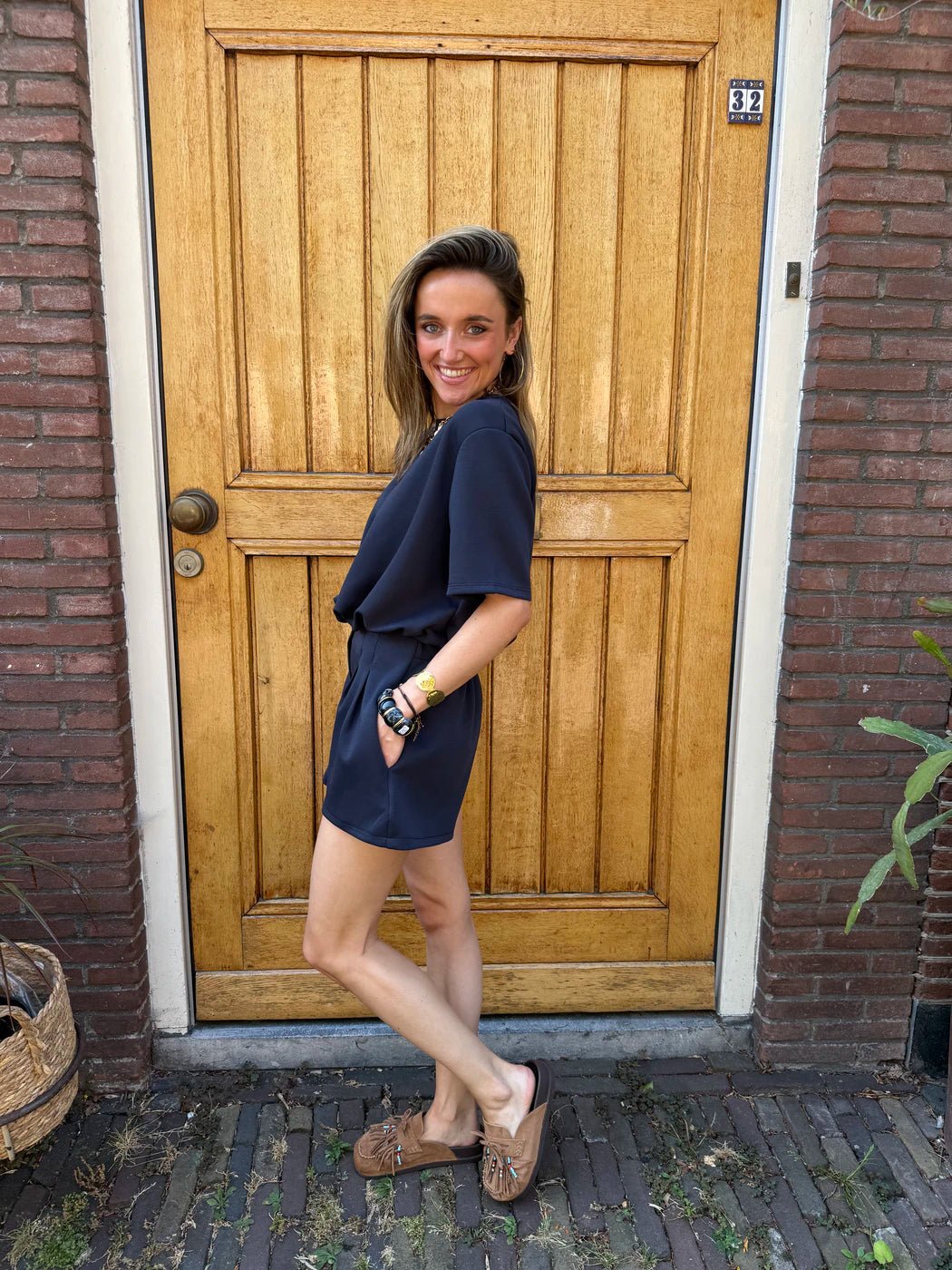 Comfy co-ord set navy blue - Project 35