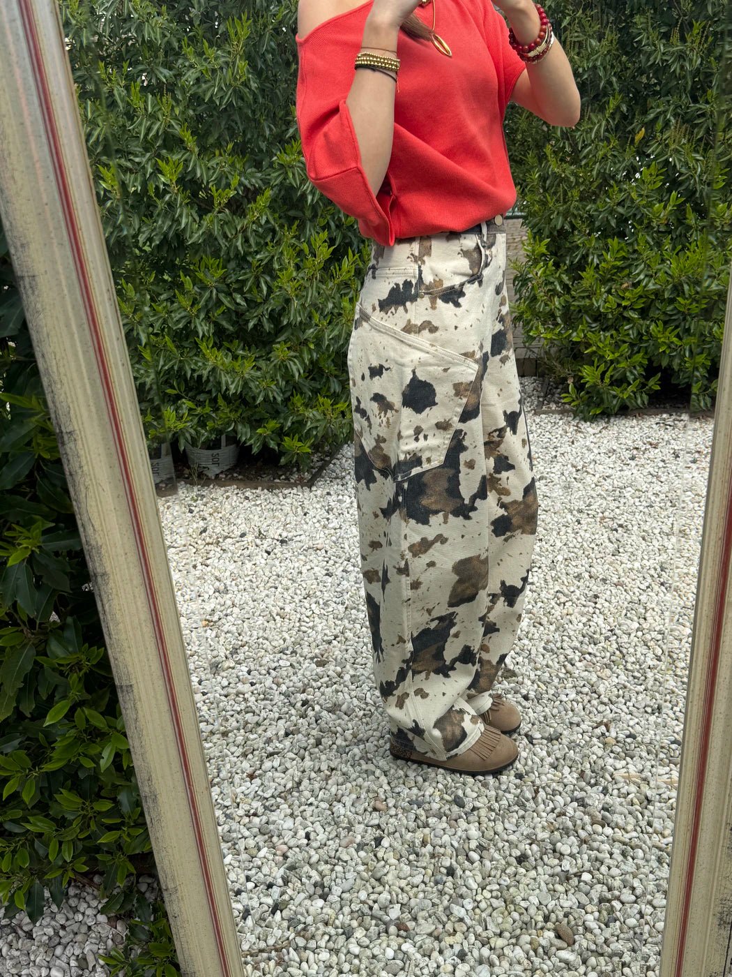 Cowprint baggy jeans - Project 35