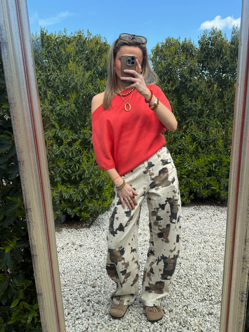 Cowprint baggy jeans - Project 35