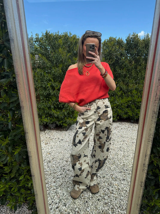 Cowprint baggy jeans - Project 35