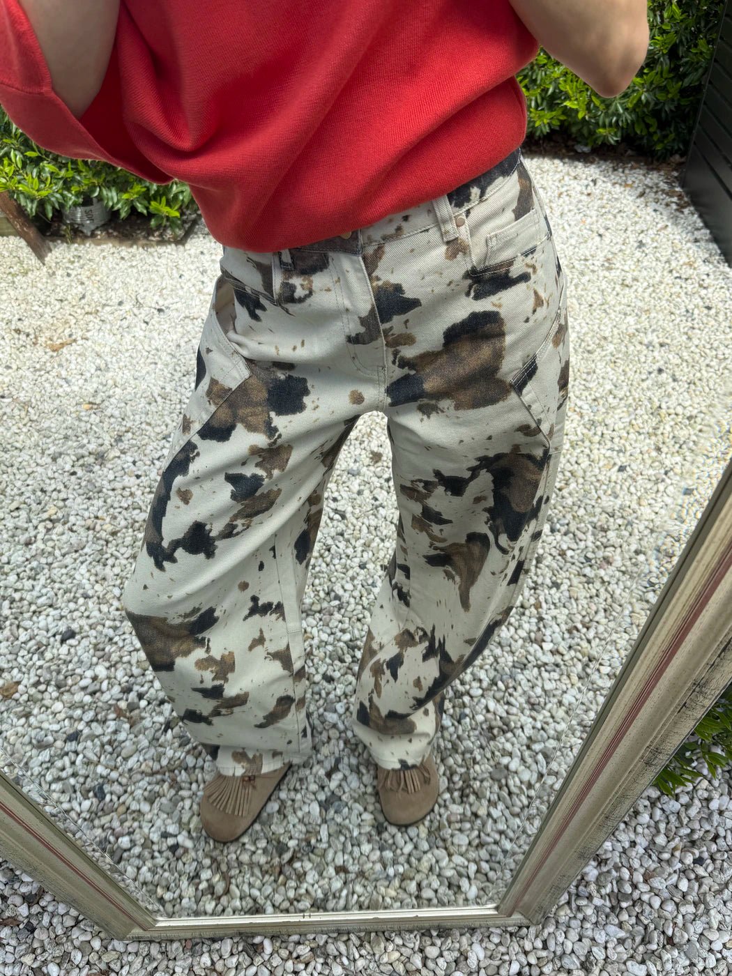 Cowprint baggy jeans - Project 35
