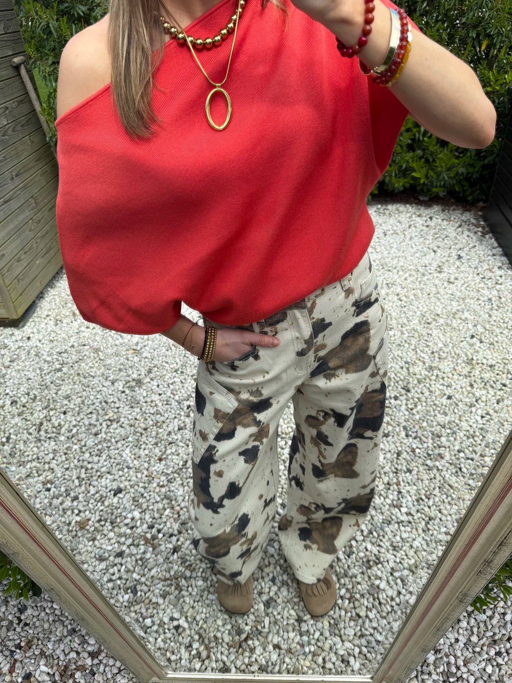 Cowprint baggy jeans - Project 35