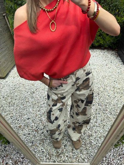 Cowprint baggy jeans - Project 35