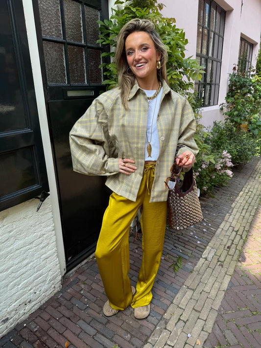 Dani satin pants yellow - Project 35