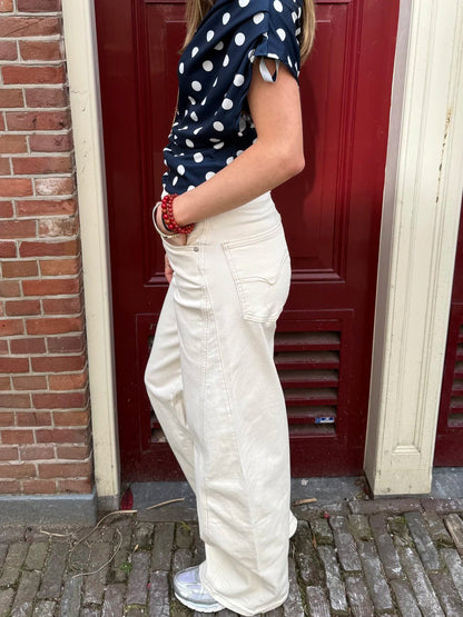 Drew barrel jeans white - Project 35