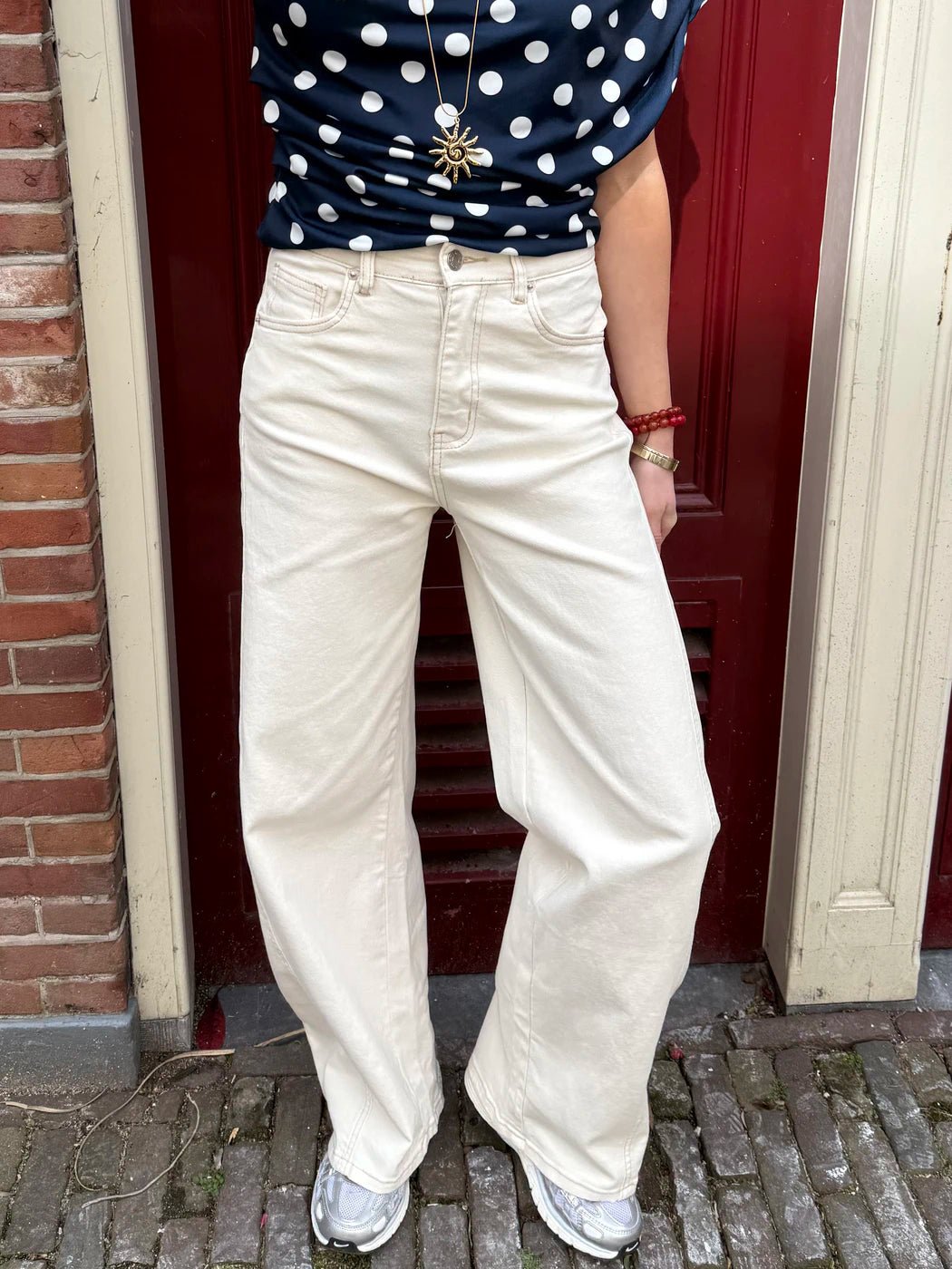 Drew barrel jeans white - Project 35