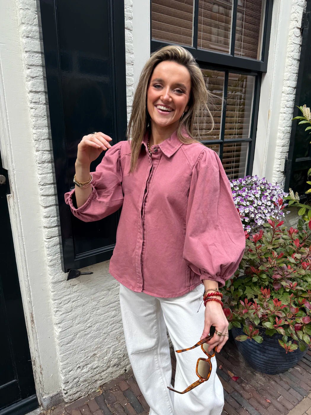 Ella blouse dusty pink - Project 35
