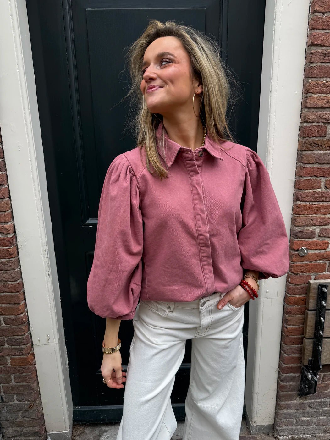 Ella blouse dusty pink - Project 35