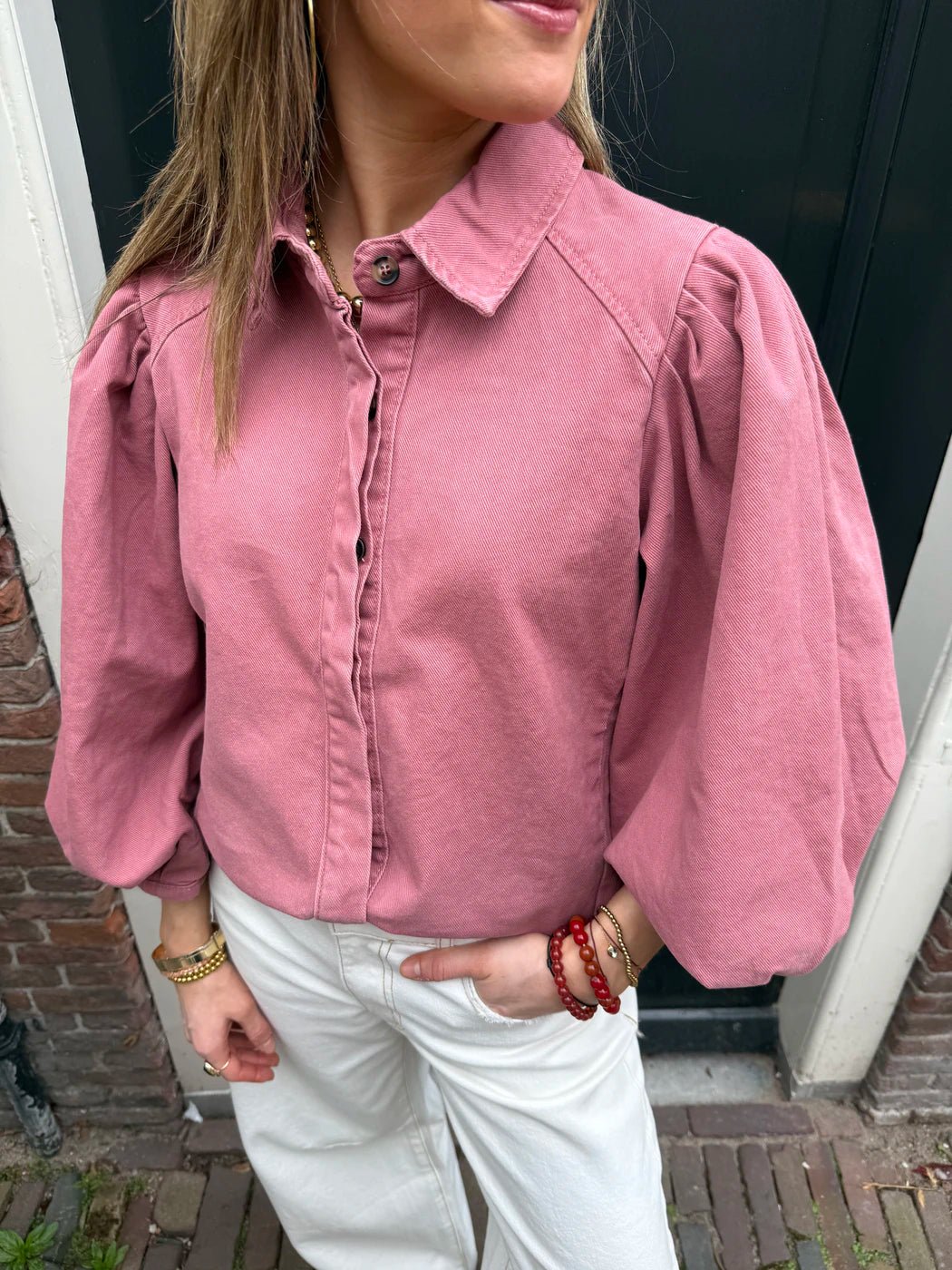 Ella blouse dusty pink - Project 35