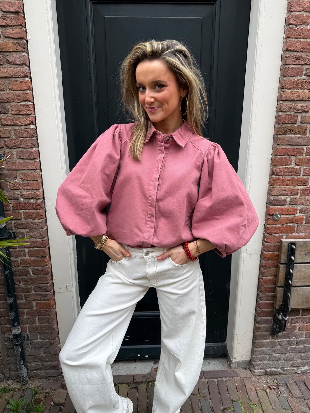 Ella blouse dusty pink - Project 35
