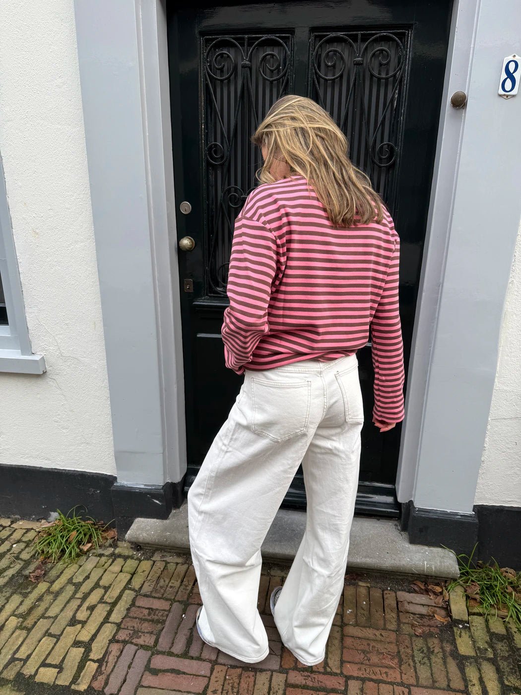 Ellie wide leg jeans white - Project 35