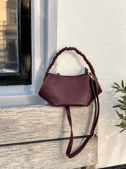 Emma leren handtas bordeaux - Project 35