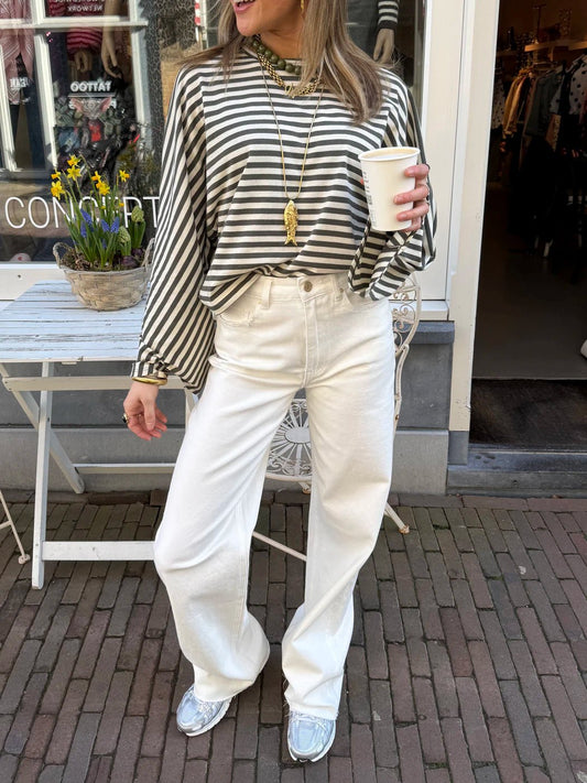 Esmee TALL jeans wide leg white - Project 35