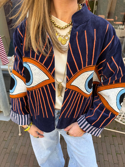 Eyecatcher jacket navy - Project 35