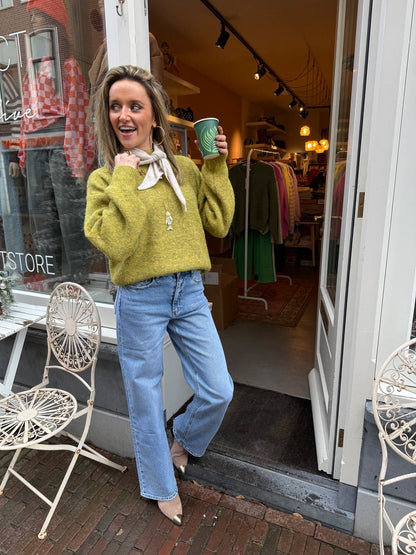 Febe knit olive green - Project 35