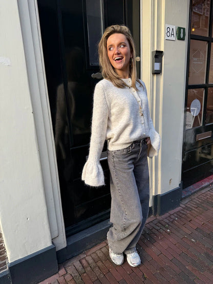 Fien vestje parels en uitlopende mouwen - Project 35