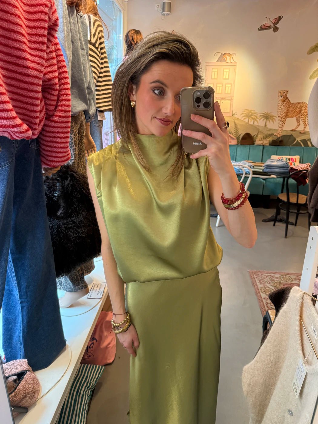 Florence top lime green - Project 35