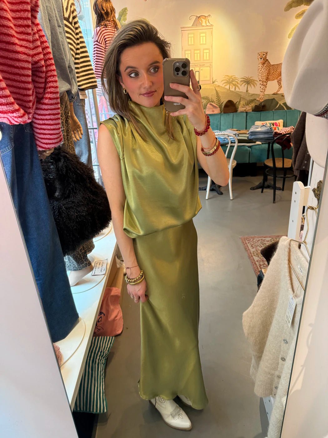 Florence top lime green - Project 35