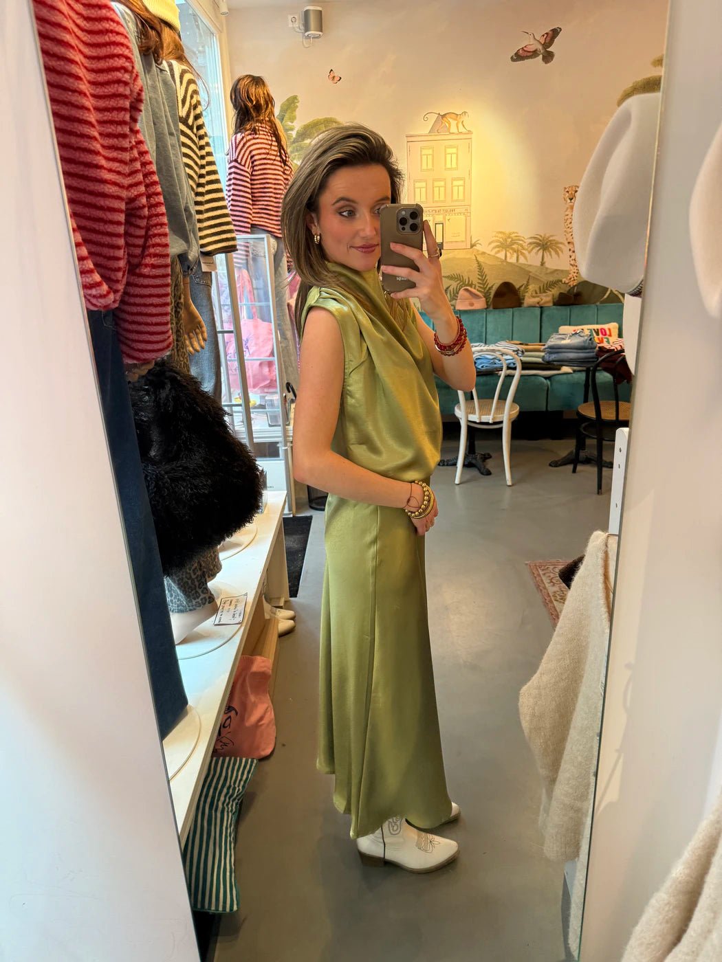 Florence top lime green - Project 35