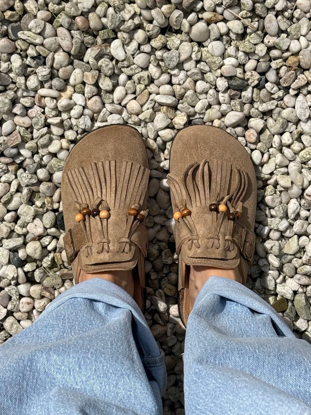 Franje loafers taupe - Project 35