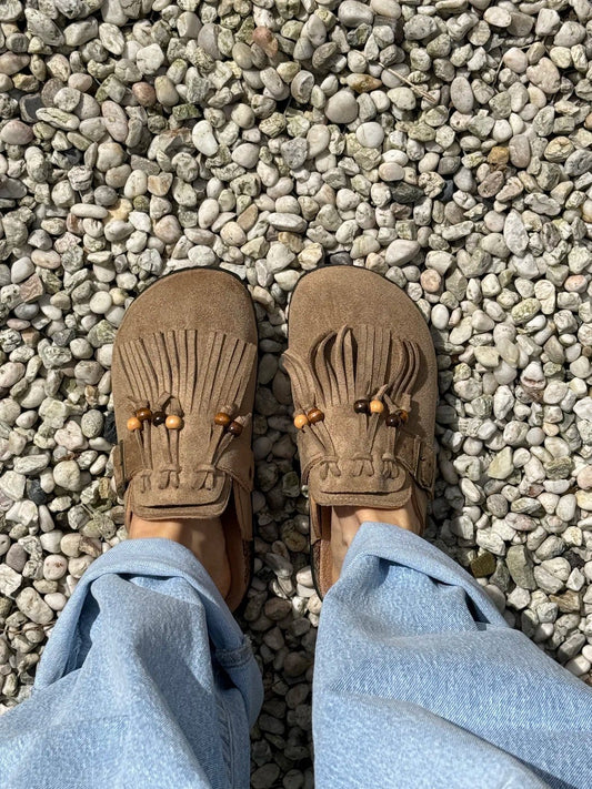 Franje loafers taupe - Project 35