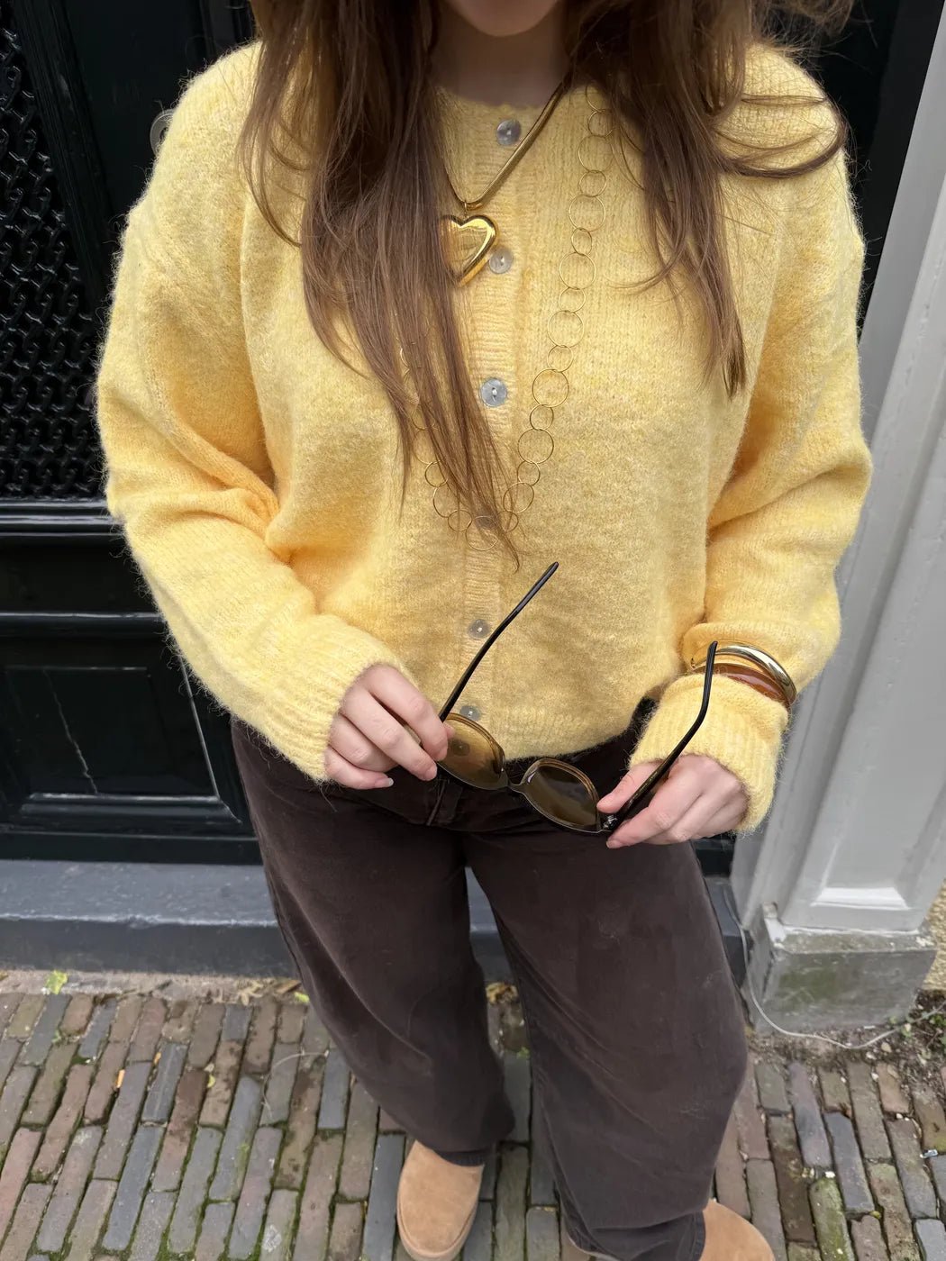 Gigi cardigan yellow - Project 35