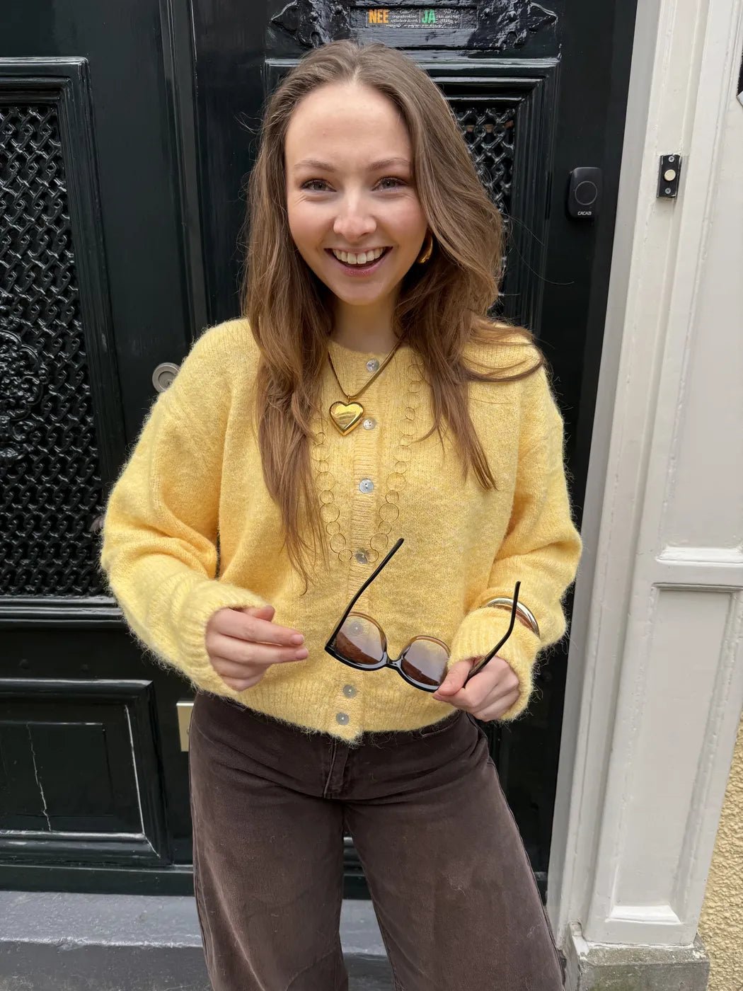 Gigi cardigan yellow - Project 35