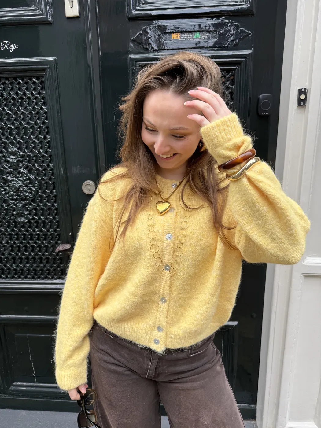 Gigi cardigan yellow - Project 35