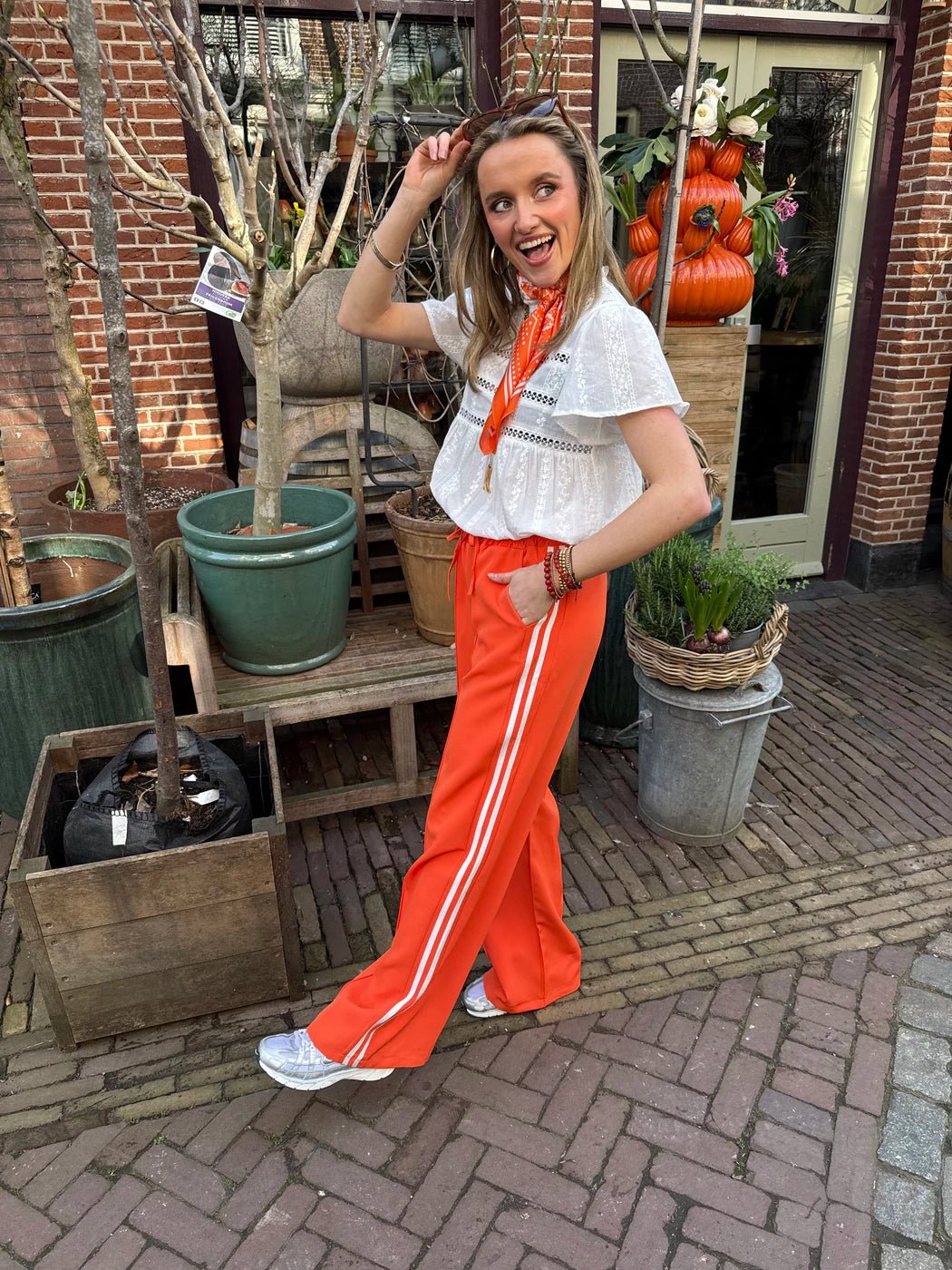 Iza pants orange - Project 35