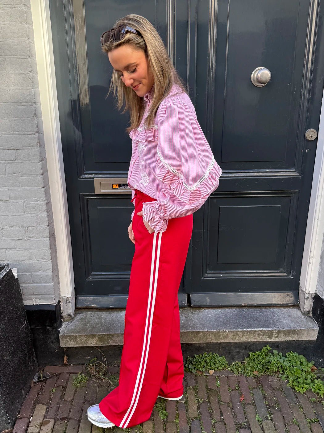 Iza pants rood - Project 35