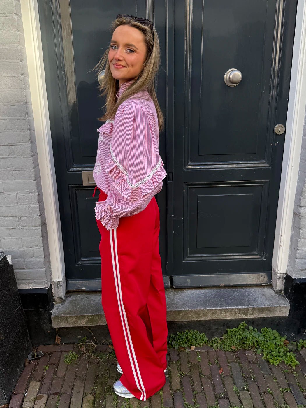 Iza pants rood - Project 35