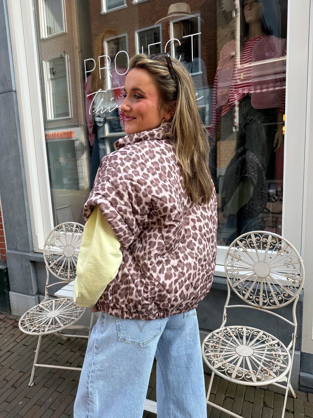 Jolie bodywarmer leopard - Project 35