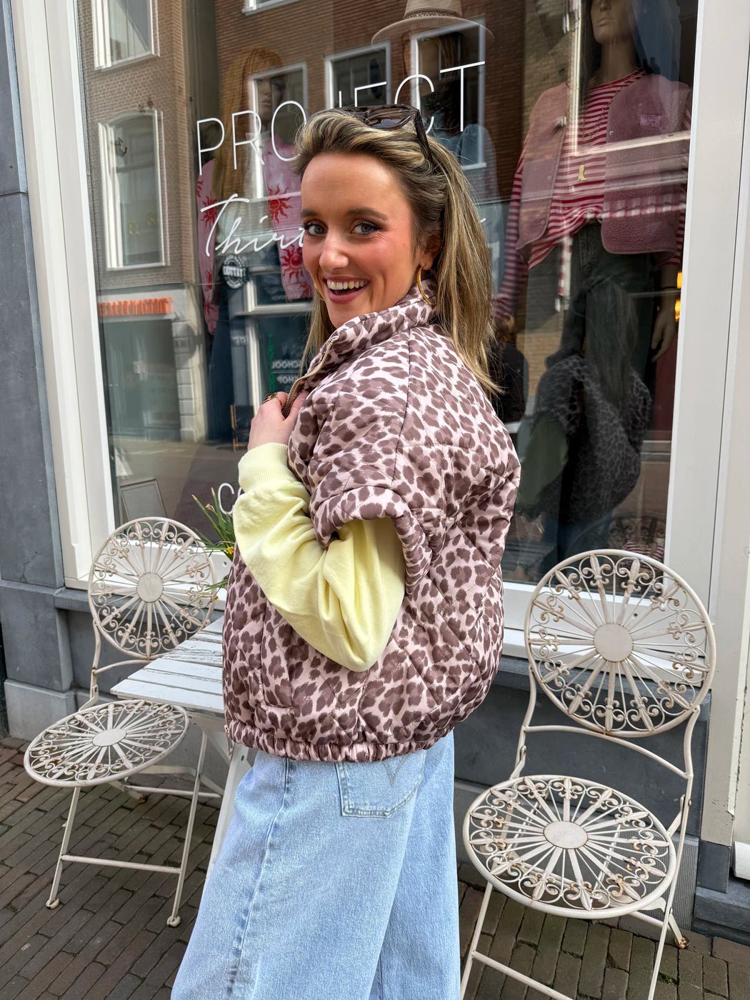 Jolie bodywarmer leopard - Project 35