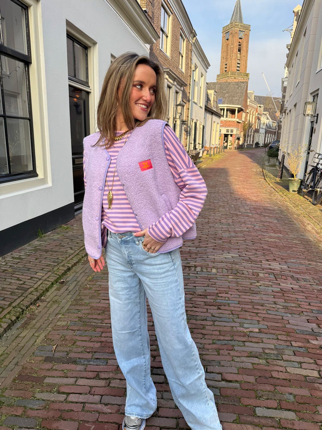 Kaia wide leg jeans blue - Project 35