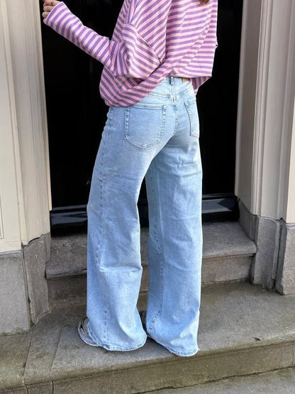 Kaia wide leg jeans blue - Project 35