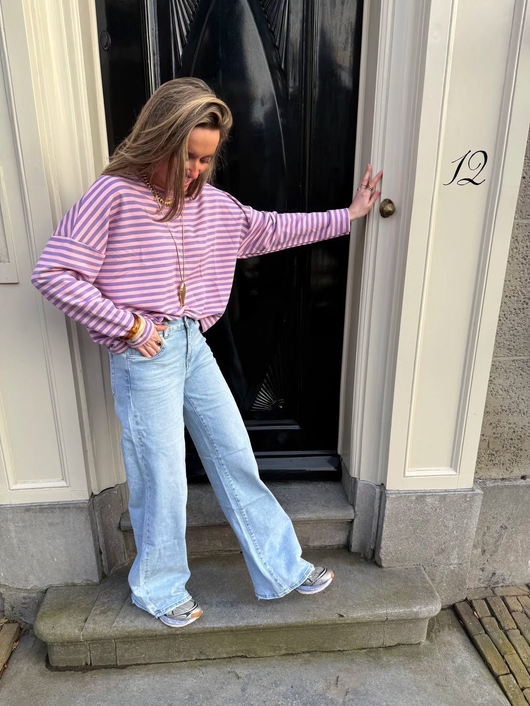 Kaia wide leg jeans blue - Project 35