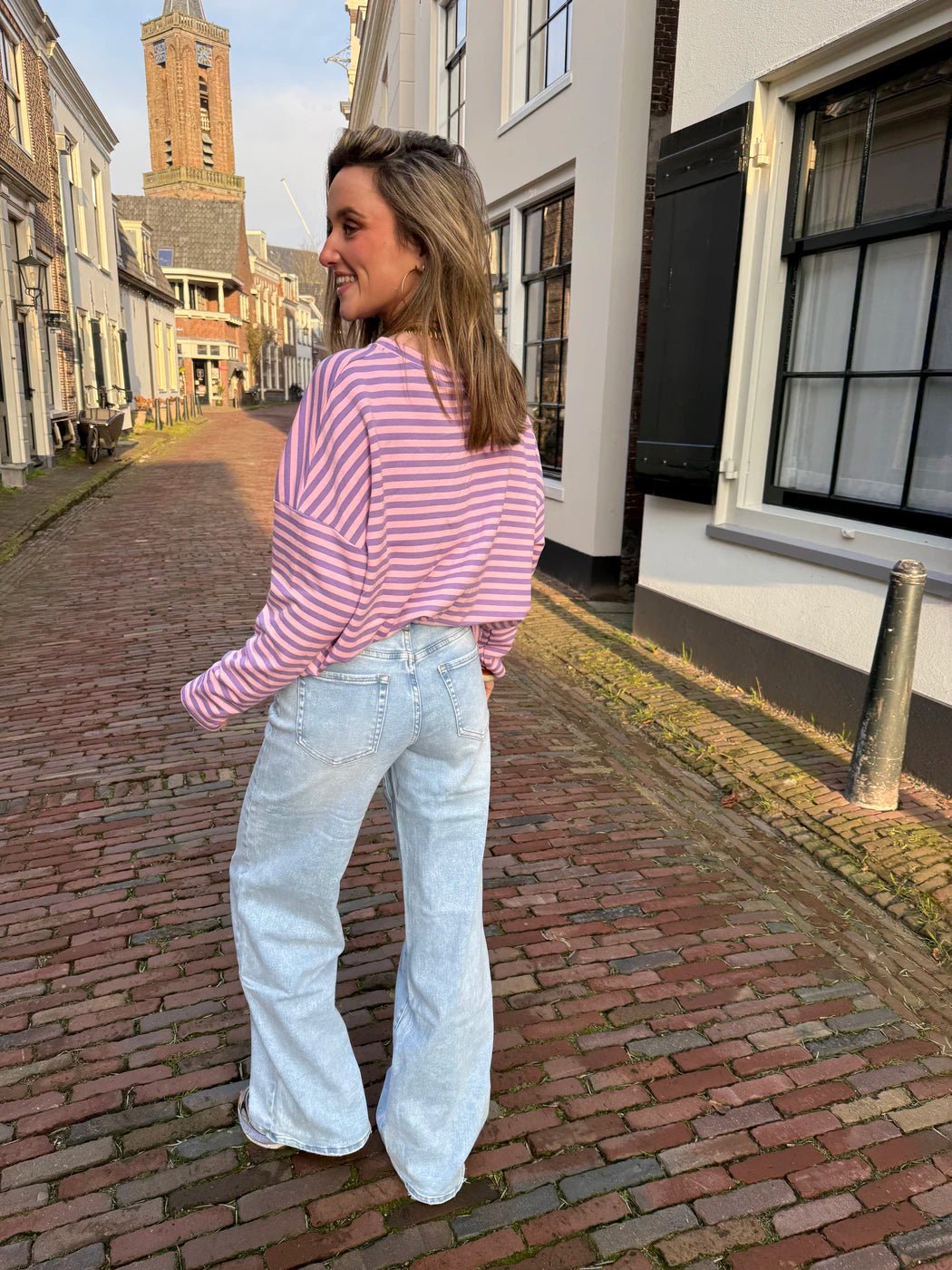 Kaia wide leg jeans blue - Project 35