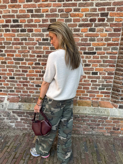 Kate truitje korte mouw beige - Project 35