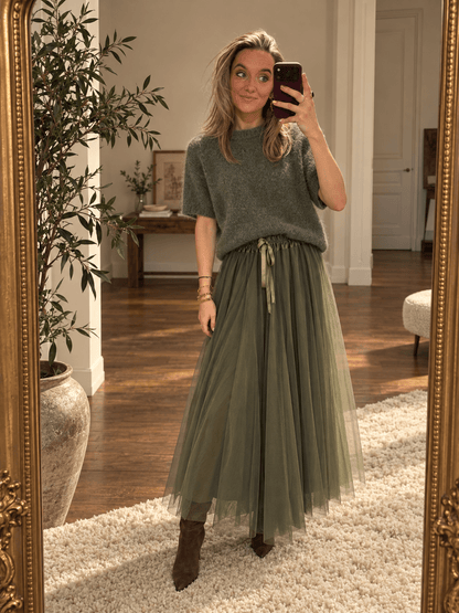 Kate truitje korte mouw groen - Project 35