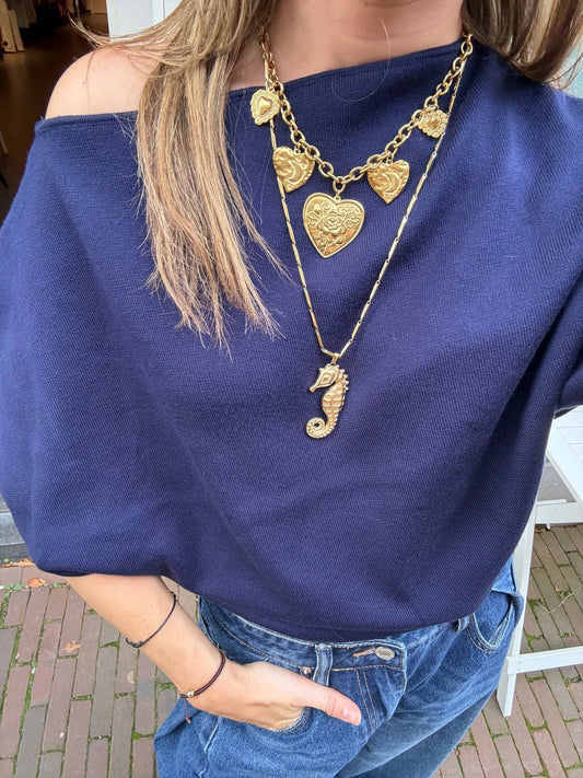 Ketting goud zeepaardje - Project 35