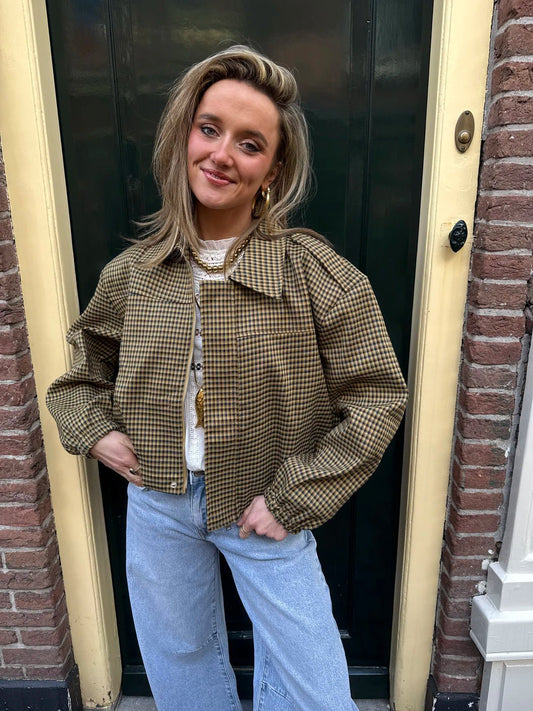 Kiki bomber geruit - Project 35