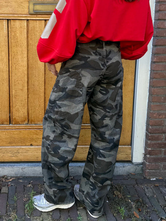 Lara camouflage barrel jeans - Project 35