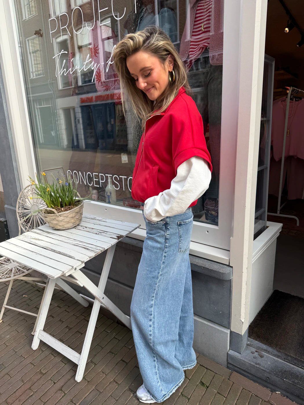 Lara wide leg jeans low waisted - Project 35